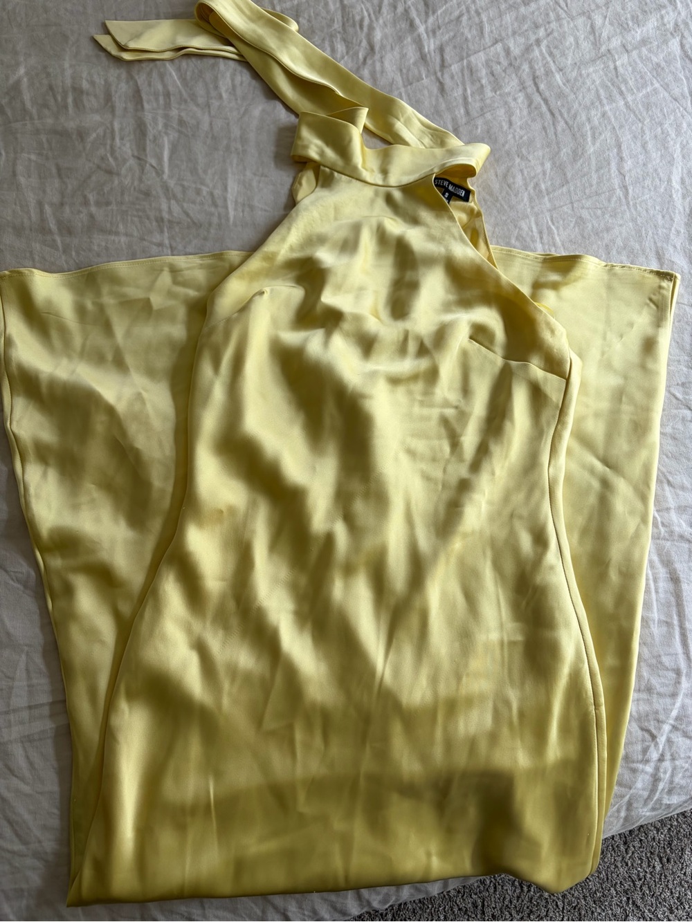 Steve Madden Lara Dress in Butter Yellow Size Small - Picture 6 of 12